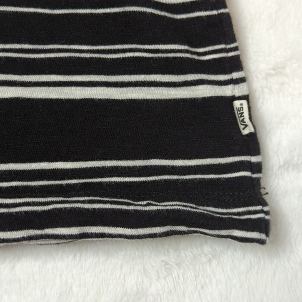 Vans Tee Shirt Style Dress Black and White size M - Picture 4 of 4